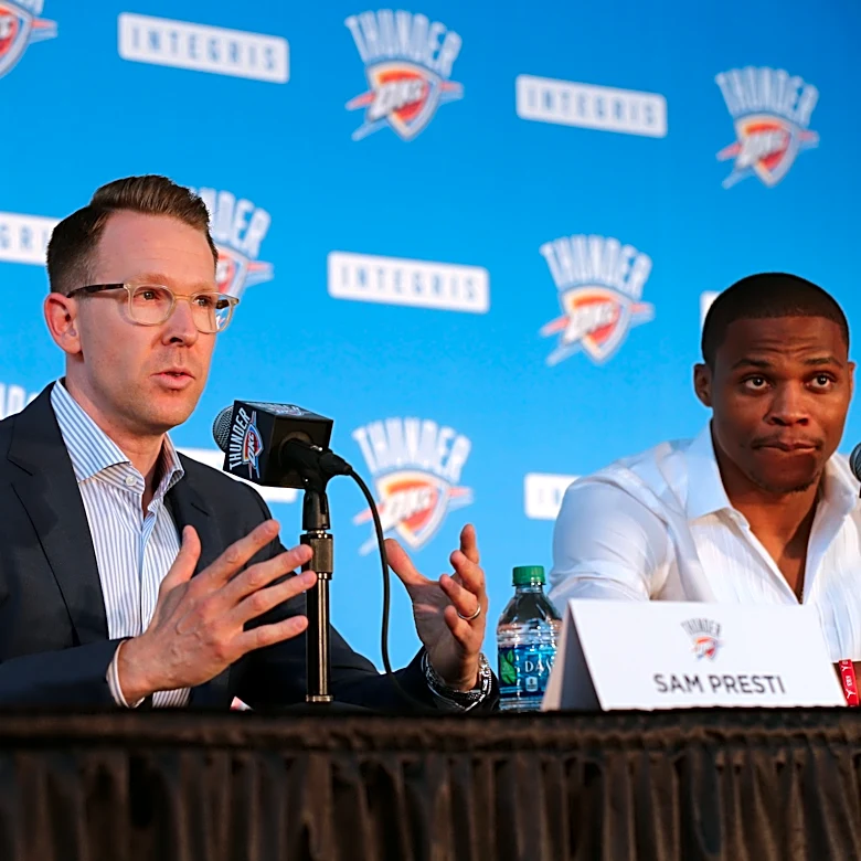 Sam Presti reacts to Russell Westbrook's NBA retirement
