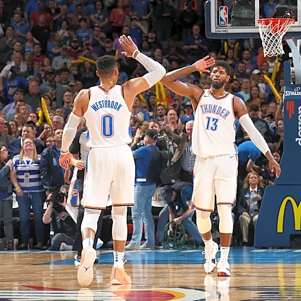 Paul George congratulates Russell Westbrook on NBA retirement