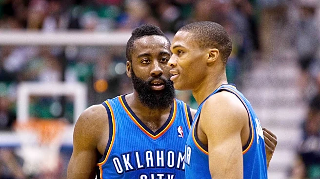 James Harden shows Russell Westbrook love after NBA retirement: 'Proud of you'
