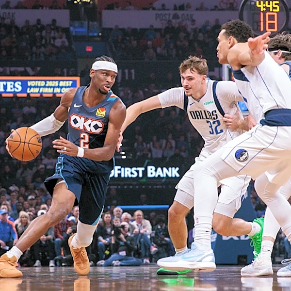 Thunder-Mavericks rivalry to get 3 national TV games in 2026-27 season