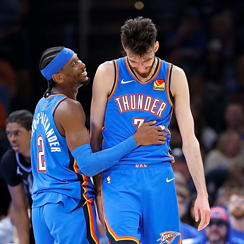 Current 2026-27 OKC Thunder depth chart after offseason moves