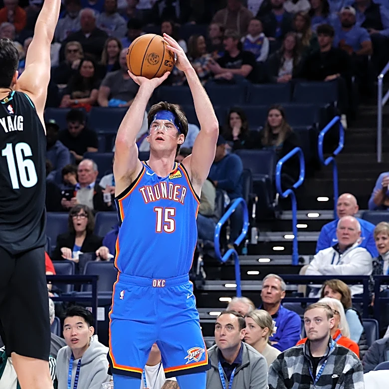 When will Branden Carlson return to OKC in 2026-27 regular season?