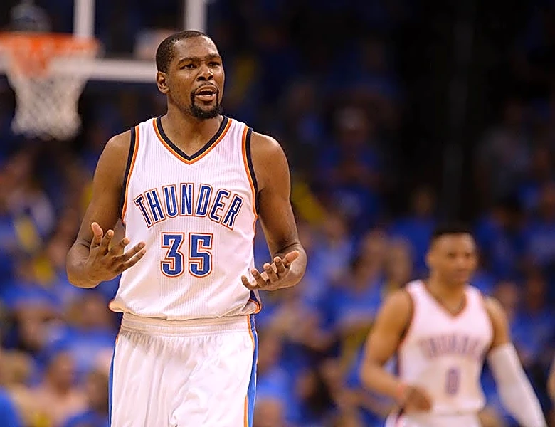 The Athletic: OKC Thunder should 'definitely' retire Kevin Durant's No. 35 jersey