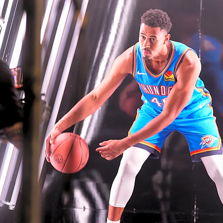 How have OKC Thunder Exhibit-10 players perform at 2026-27 training camp?