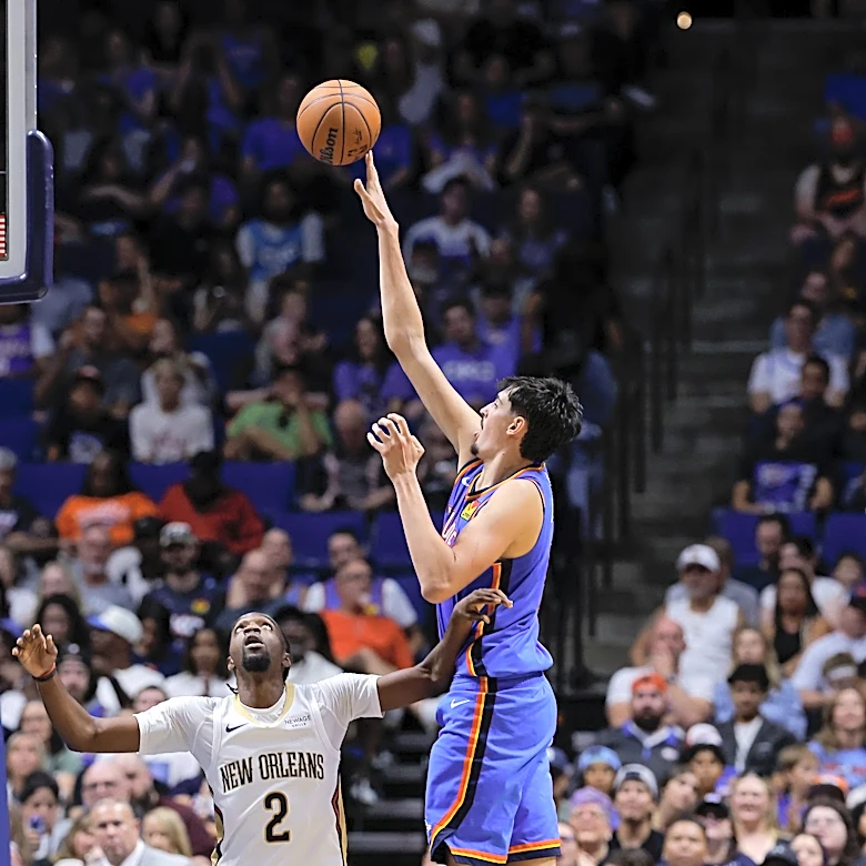 Aday Mara took little time to show NBA impact in OKC's preseason loss to Pelicans