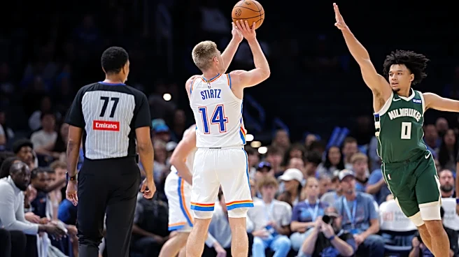 Bennett Stirtz has sizzling 2nd half in OKC's preseason loss to Bucks