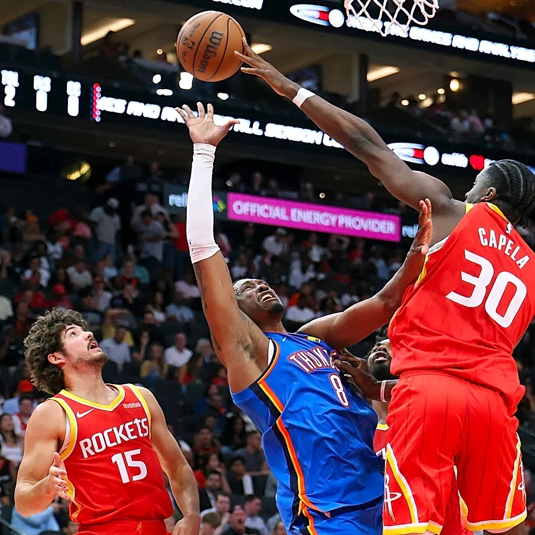 Photos: Best images from Thunder's 116-89 preseason loss to Rockets