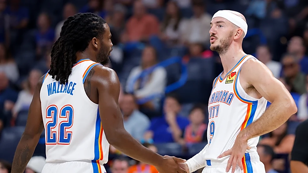 Several OKC Thunder players react to Cason Wallace's contract extension