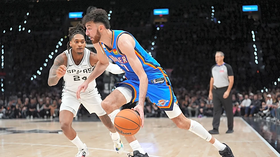 Chet Holmgren takes step closer to redemption in OKC's Opening Night win over Spurs