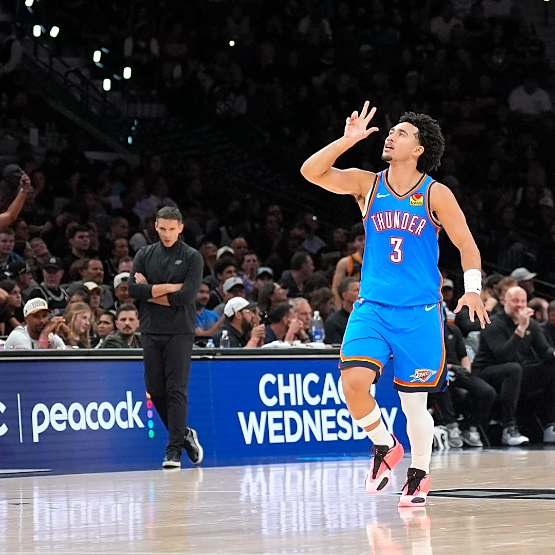 Jared McCain has ice-cold veins in OKC's win over Spurs: 'I love playing basketball'