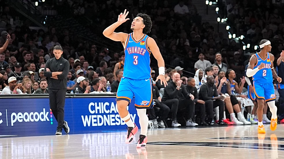 Jared McCain has ice-cold veins in OKC's win over Spurs: 'I love playing basketball'