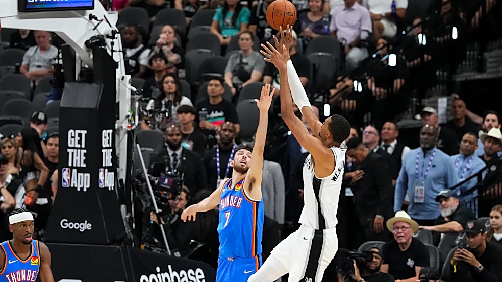 Victor Wembanyama hopes to rediscover 'fun' after Thunder shut him down Opening Night