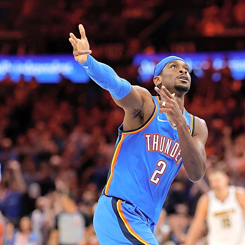 Several OKC Thunder players react to Shai Gilgeous-Alexander ending 20-point streak