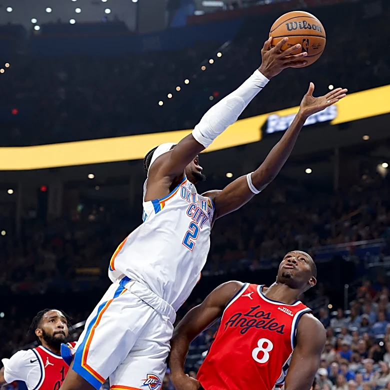 Photos: Best images from Thunder's 108-101 win over Clippers