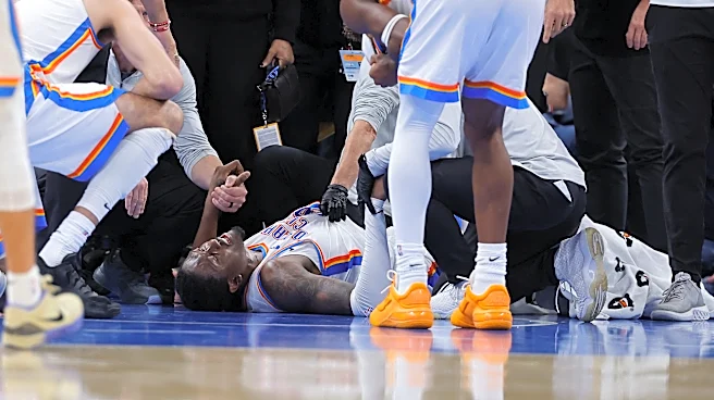 Several OKC Thunder players react to Jalen Williams' injury in win over Clippers