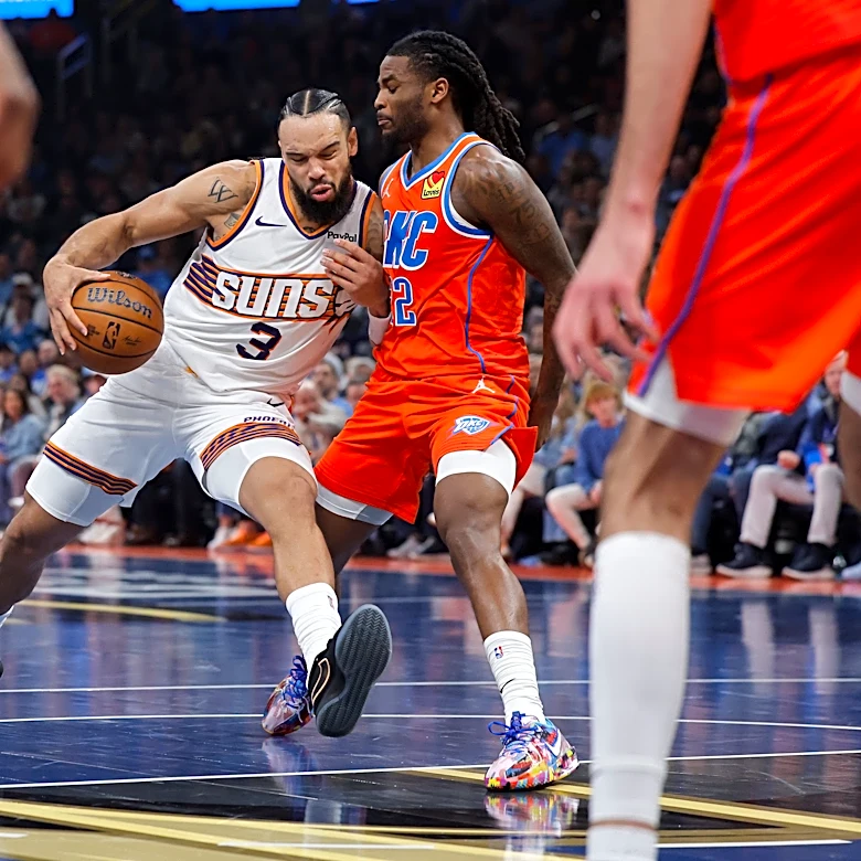 Full injury report for Monday's Suns vs. Thunder matchup