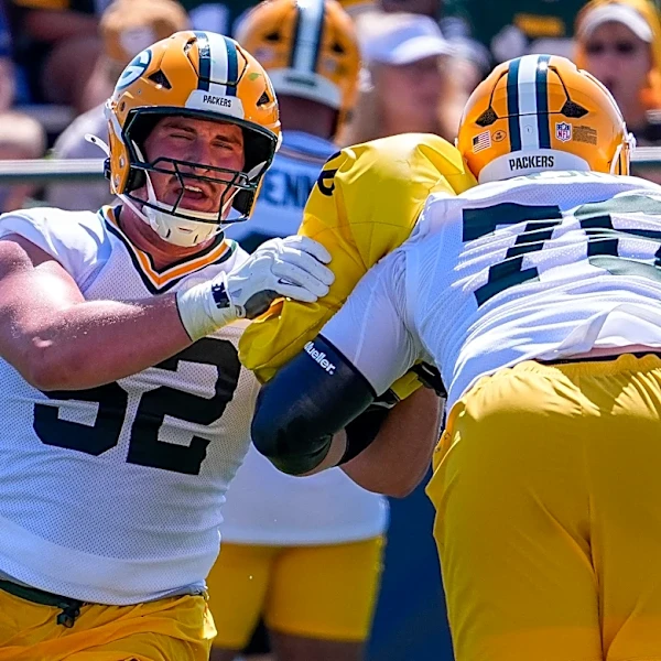 Packers rookie OL Jager Burton missing practice with hamstring injury