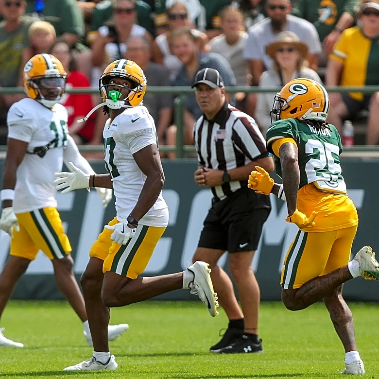 Packers wide receiver roster spot battle heating up in training camp