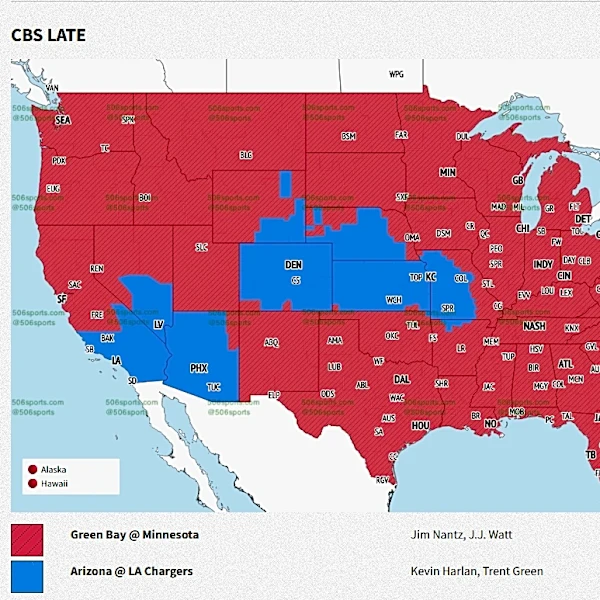 Will you get Packers vs. Vikings in your TV viewing market?