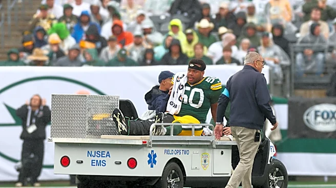 Packers RT Zach Bako-Bewele carted off with knee injury vs. Jets