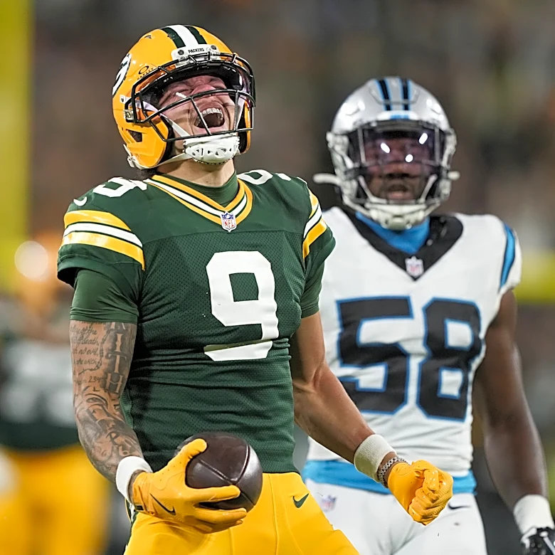 Packers WR Christian Watson injured on 53-yard catch vs. Panthers