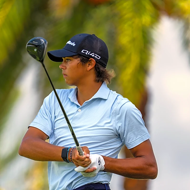 Charlie Woods gets off to rough start in first round of the Junior PGA