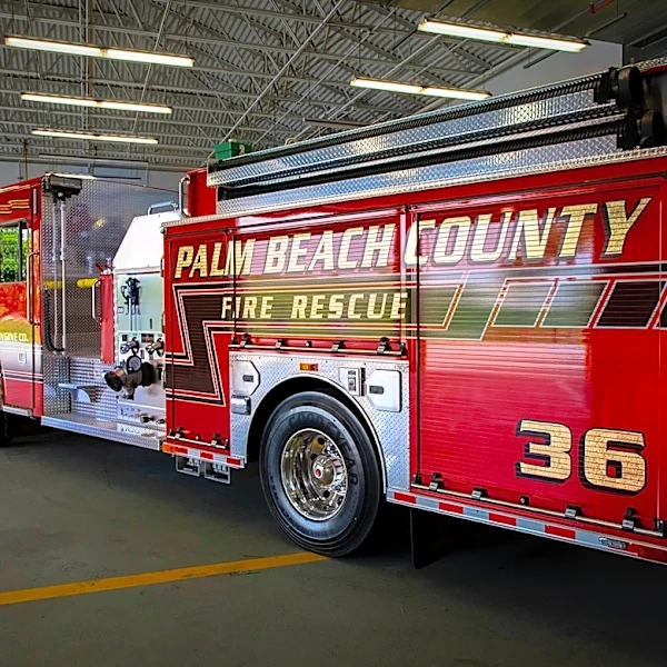 Palm Beach County firefighters locate lost dog with the help of drone