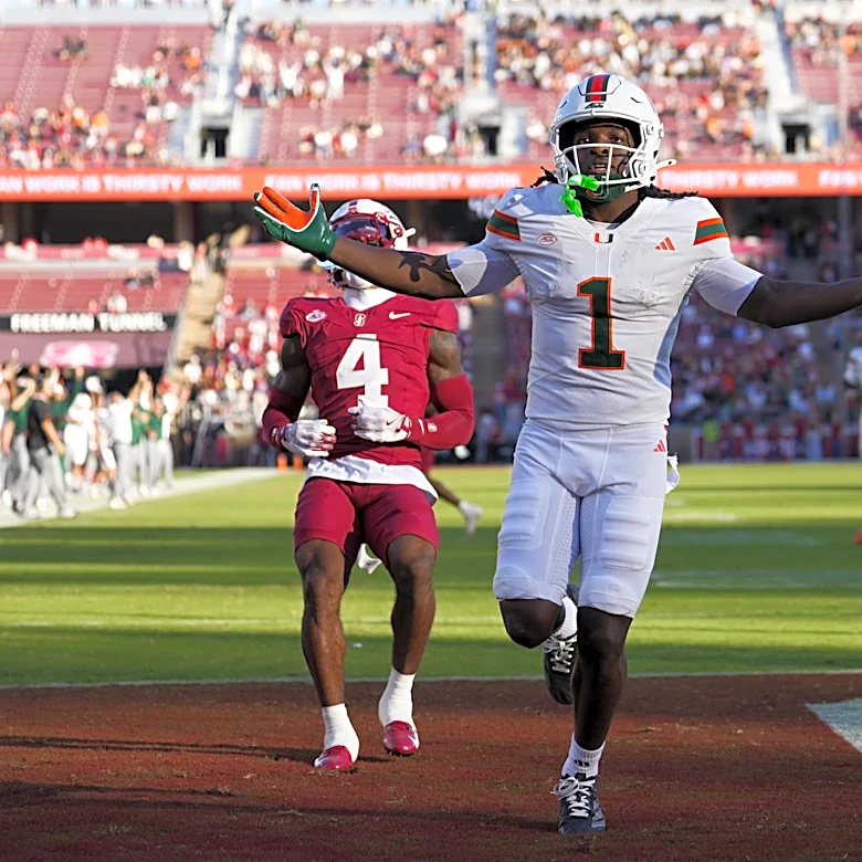 Miami Hurricanes' spot in Coaches Poll unfazed after opening win