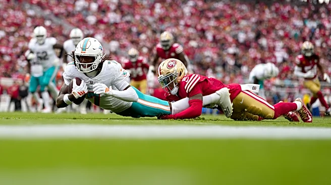 Miami Dolphins rookie receiver suffers ankle injury against 49ers