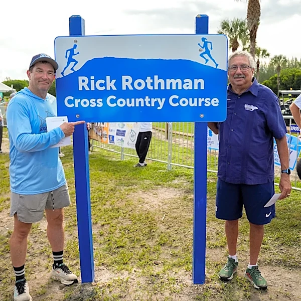 Rick Rothman built XC course in Boca Raton. Now it bears his name.
