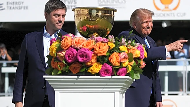 Donald Trump arrives at Medinah for final day of 2026 Presidents Cup