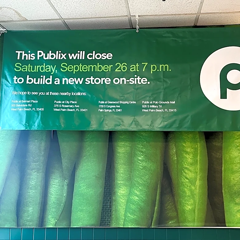 Goodbye Publix, a look back at West Palm's oldest store before closure
