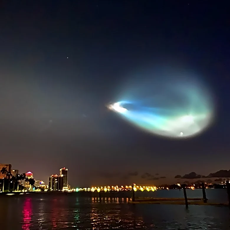 Late-night SpaceX rocket launch. What time to look up in Palm Beach County