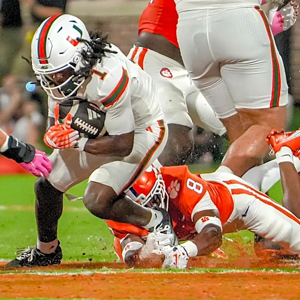 Miami receiver Malachi Toney injured in Clemson game. What we know