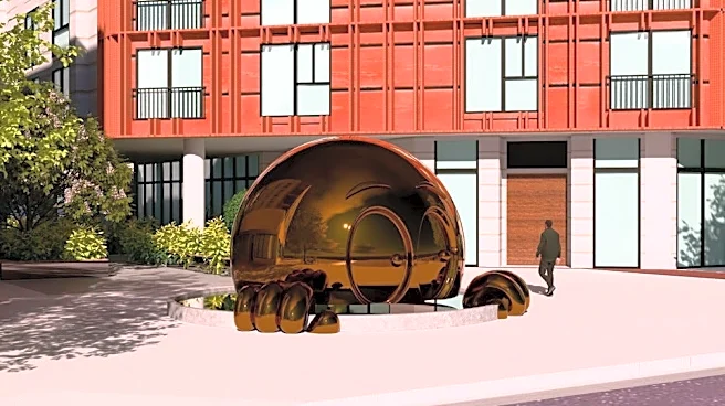 A cartoonish bronze sculpture will peer out from a new West Palm plaza