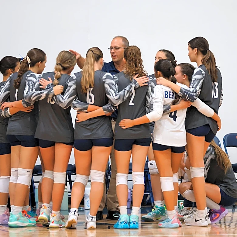 Berean Christian volleyball voted Baptist Health "Team of the Month"