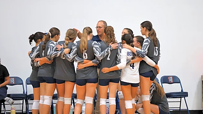 Berean Christian volleyball voted Baptist Health "Team of the Month"