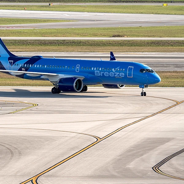 Breeze Airways adds new flights from FLL airport in spring 2027