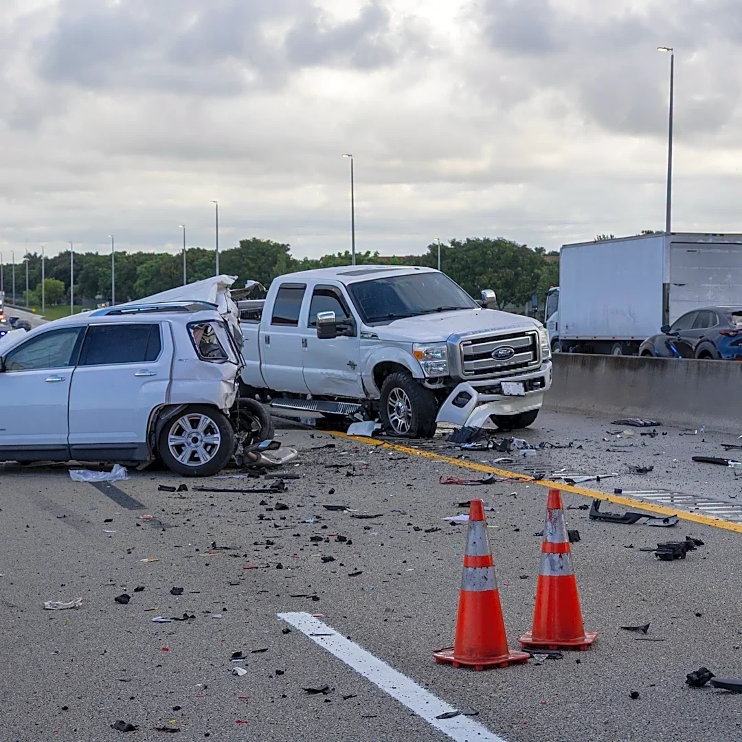 8 taken to hospital as 6-car crash shuts down turnpike near Delray