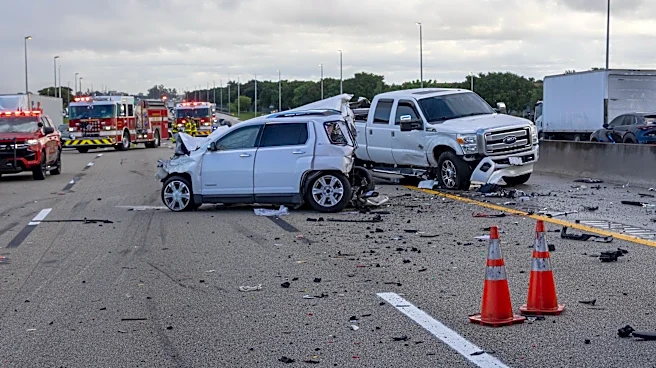8 taken to hospital as 6-car crash shuts down turnpike near Delray