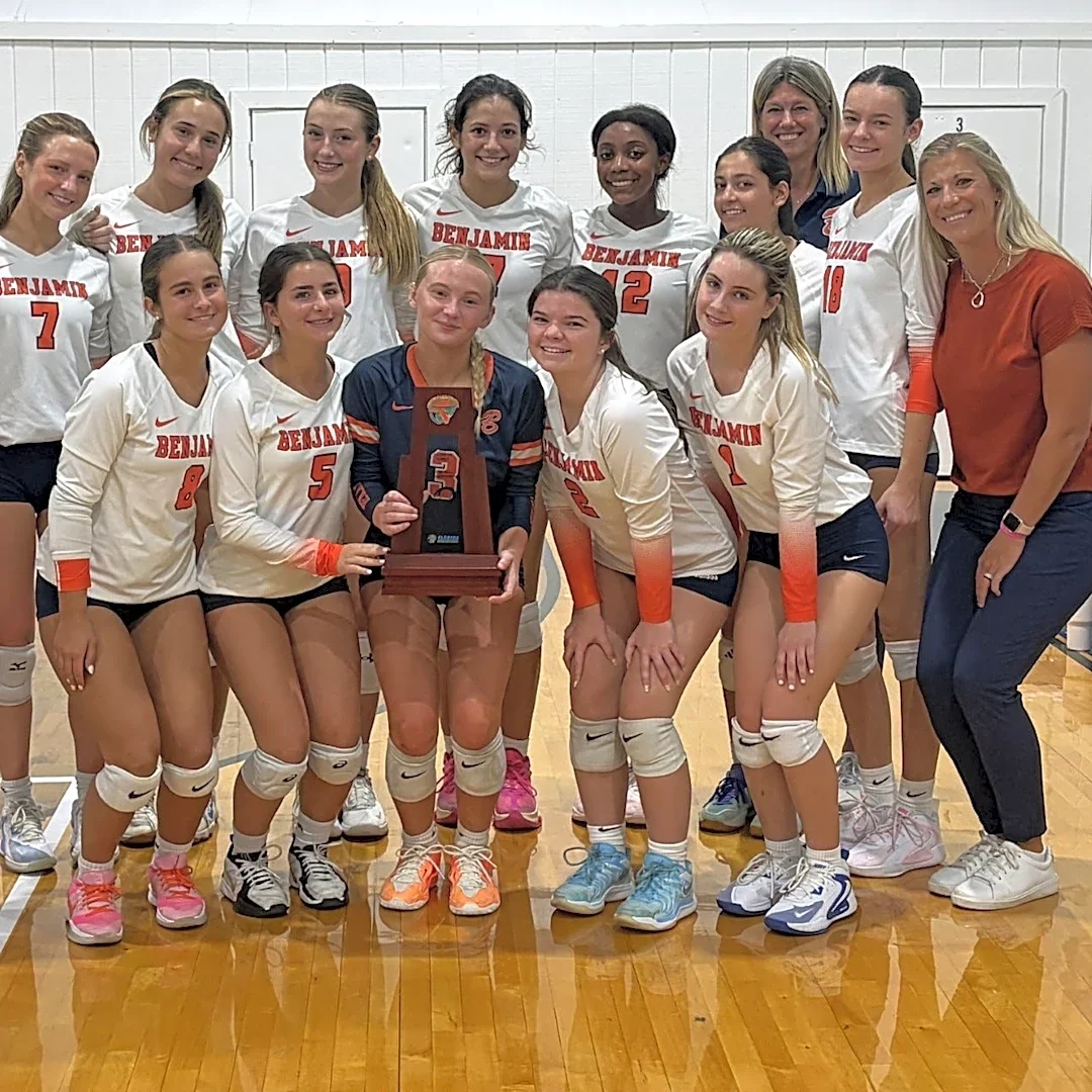 Benjamin volleyball beats John Carroll in five sets for district title