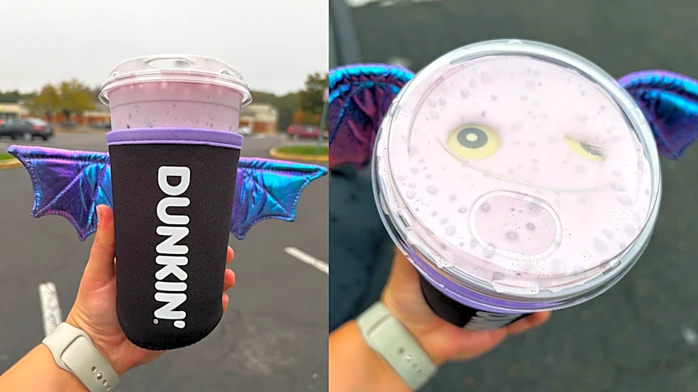 Dunkin' free bat koozie available now. How to get in Palm Beach County