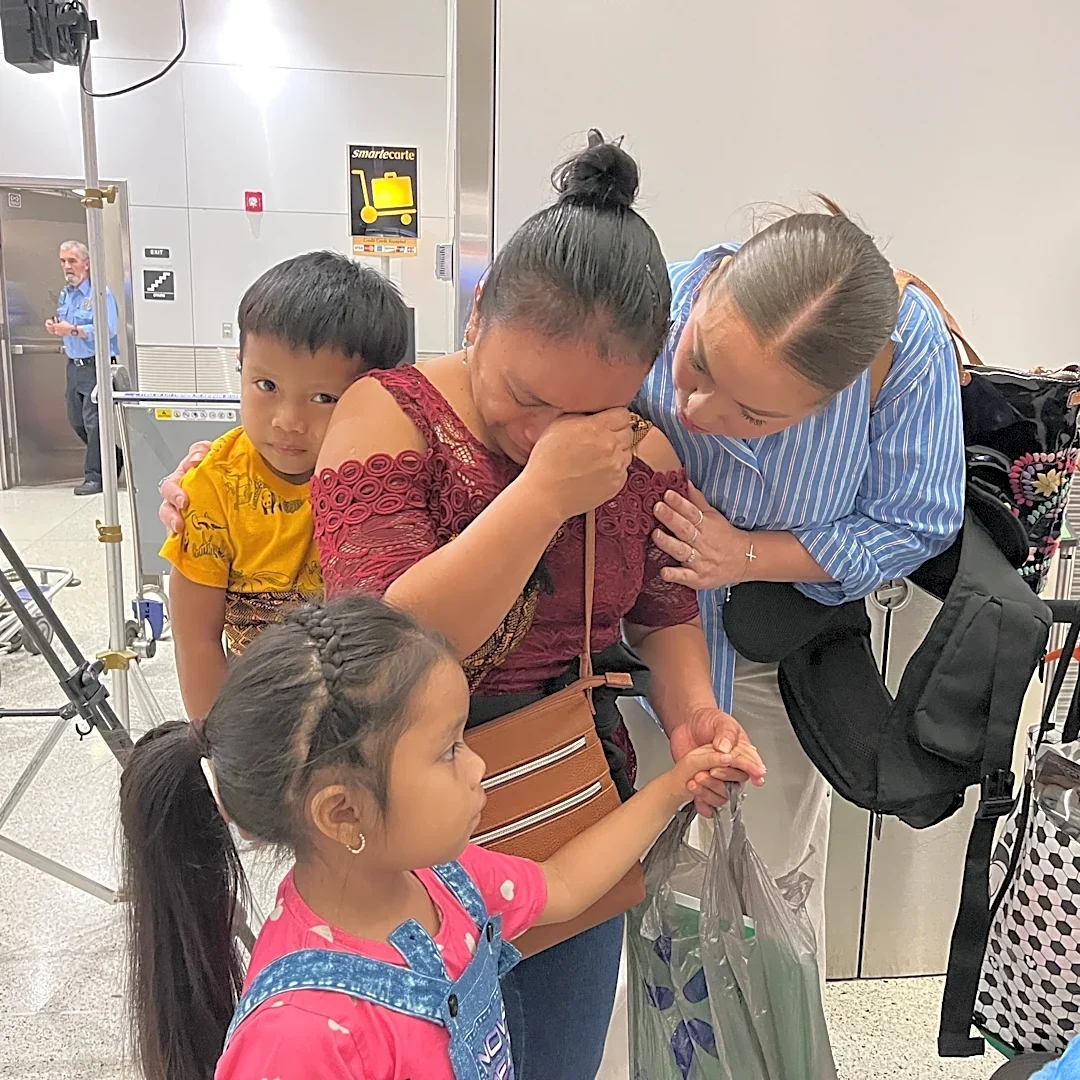 Tears flow as two families fearing detention self-deport to Guatemala