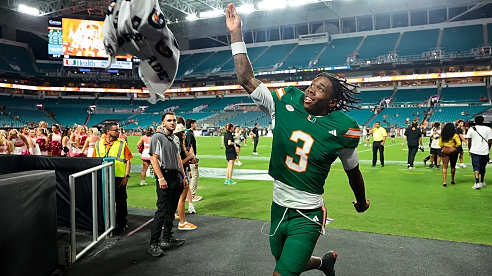 Miami DB Bryce Fitzgerald injured in FSU game. What we know