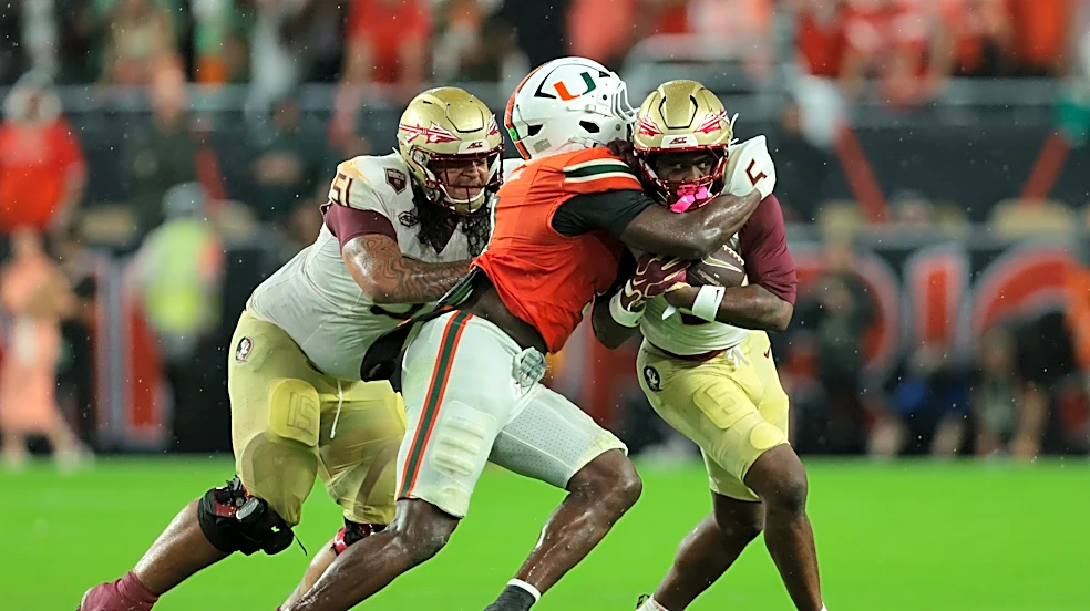 Miami linebacker Mohamed Toure injured in FSU game. What we know