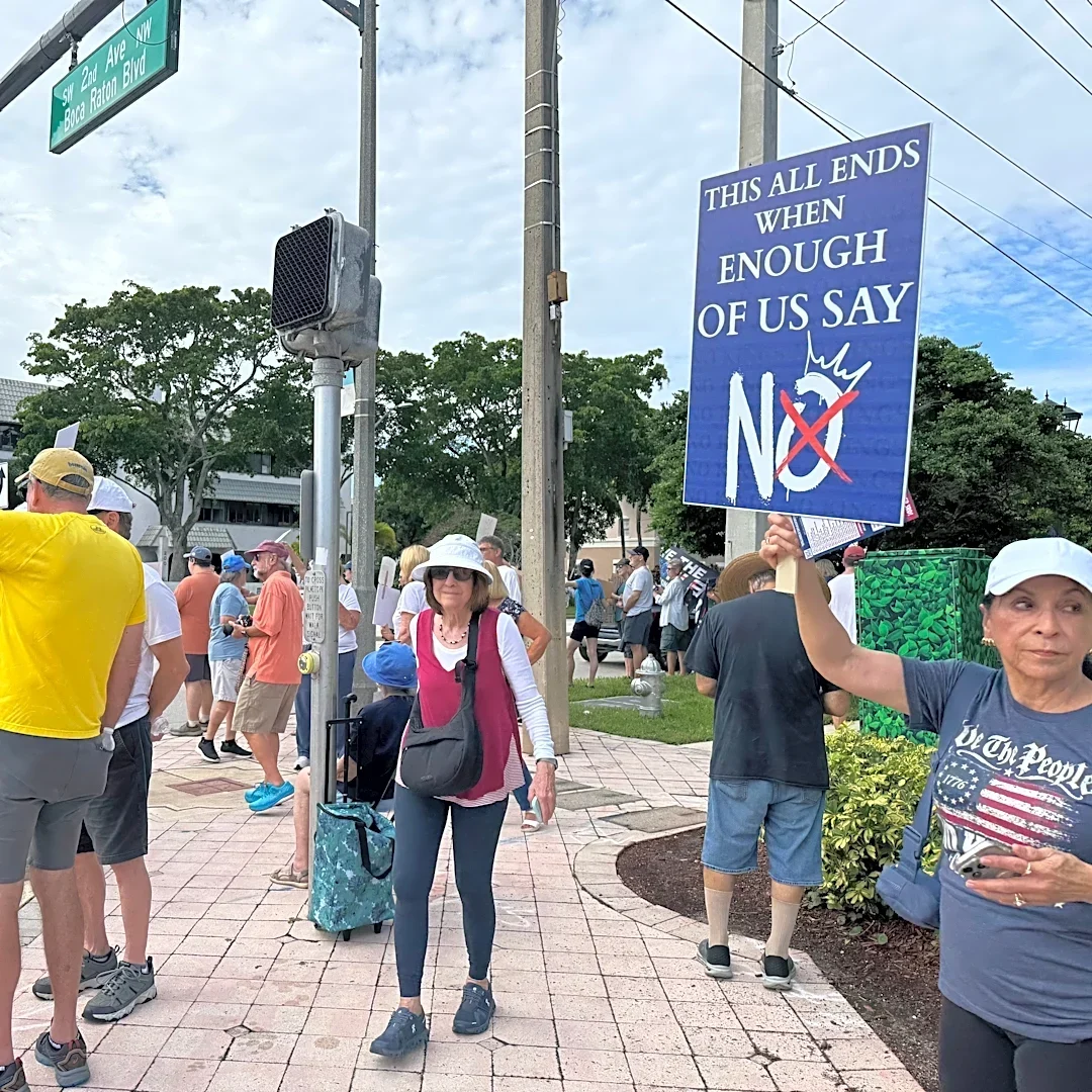 Hundreds join 'No Kings' rallies to target Trump, urge voting Nov. 3
