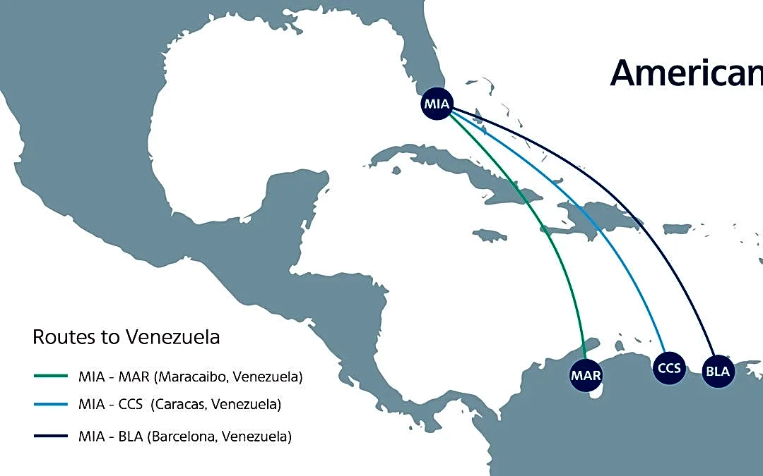 American Airlines adds Florida-Venezuela flight. When, where it flies