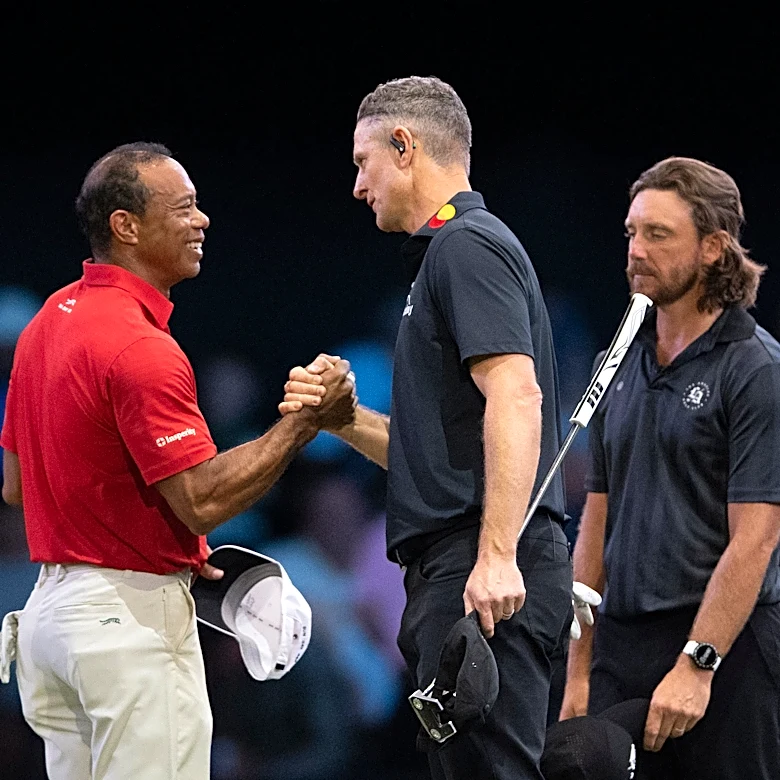 Tiger Woods, Brooks Koepka will open TGL 3rd season vs. NFL on Dec. 27