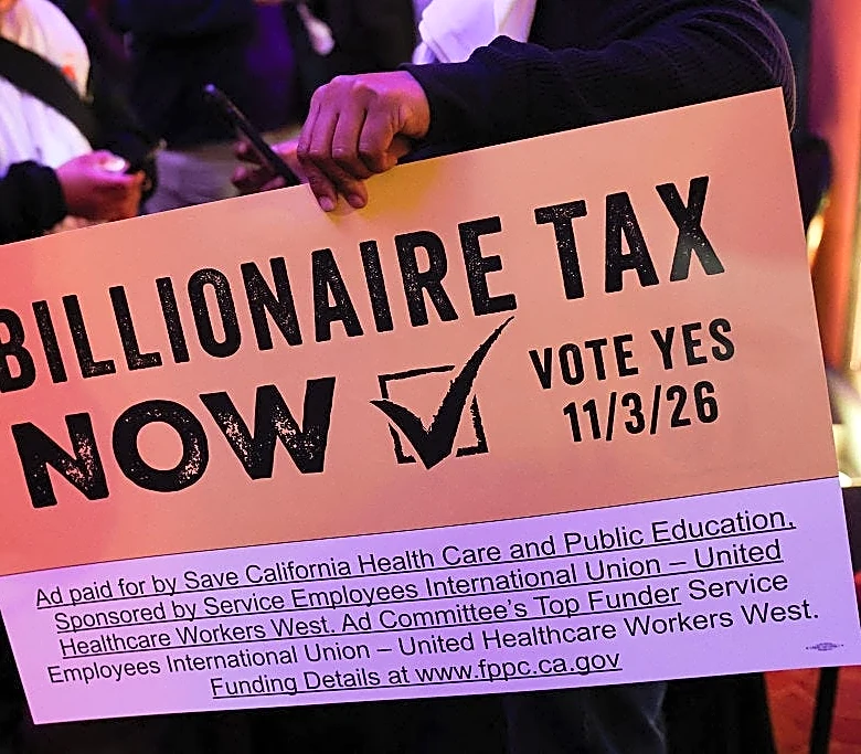 CA billionaire tax narrowly leads as voter ID measure faces opposition