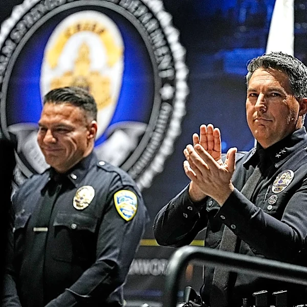 Palm Springs says goodbye to Police Chief Andy Mills with lavish event
